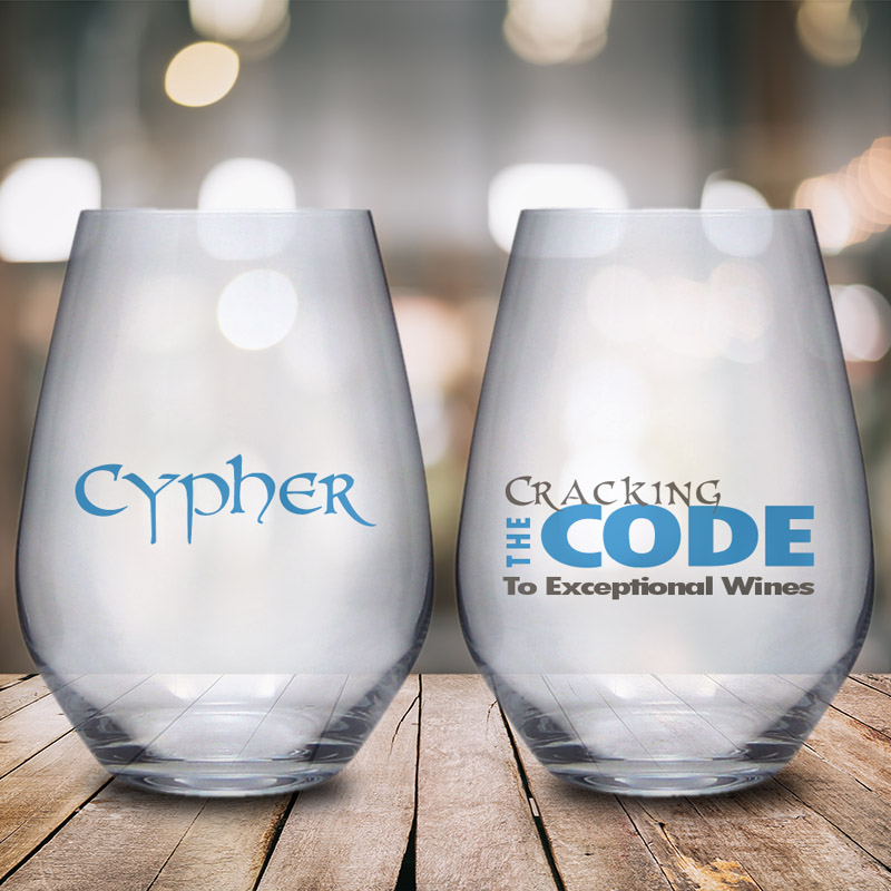 Product Image for Stemless Wine Glass Cypher Cracking the Code