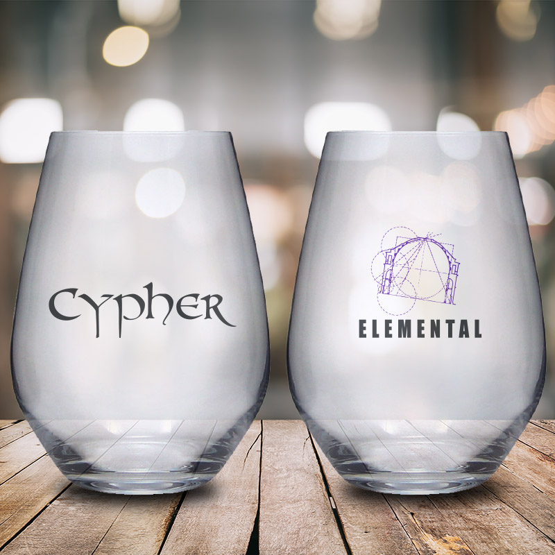 Product Image for Stemless Wine Glass Cypher Elemental