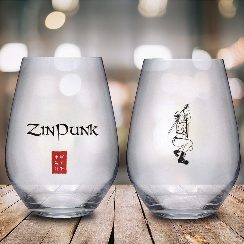 Product Image for Stemless Wine Glass ZinPunk 